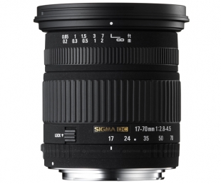 Sigma 17-70mm F2.8-4.5 DC Macro pentru Sigma